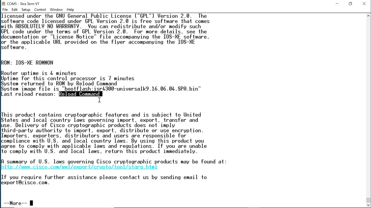 7 5 8 Video - The show version Command