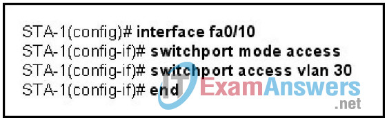 CCNA Exploration 3: ESwitching Practice Final Exam Answers (v4.0) 4