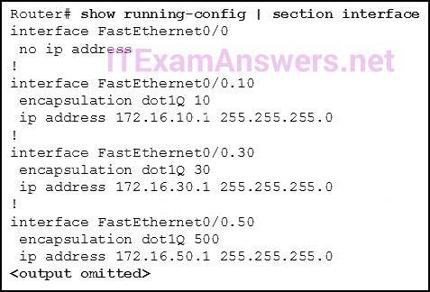 CCNA 2 v6.0 Final Exam Answers 2020 - Routing & Switching Essentials 113
