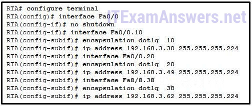 CCNA 2 v7.0 Final Exam Answers Full - Switching, Routing and Wireless Essentials 19