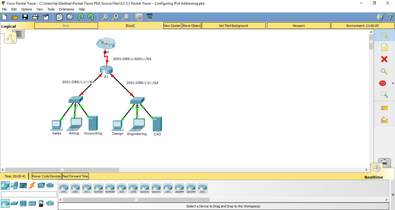 packet tracer commands