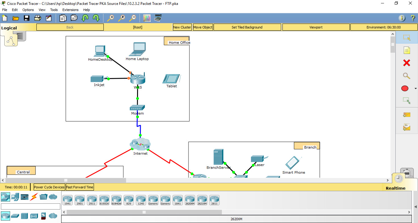10.2.3.2/10.2.3.3 Packet Tracer - FTP Server - Instructions Answers 3