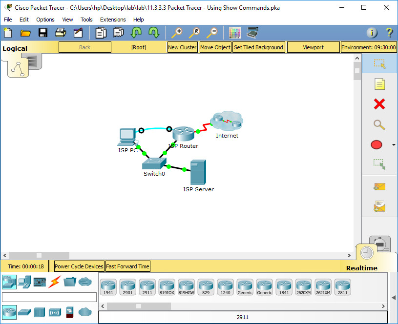 11.3.3.3/11.3.3.4 Packet Tracer - Using Show Commands - Instructions Answers 3