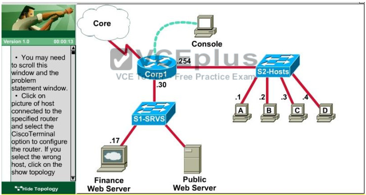 CCNA Certification - Access List Control (ACL-5) Lab Simulation 1