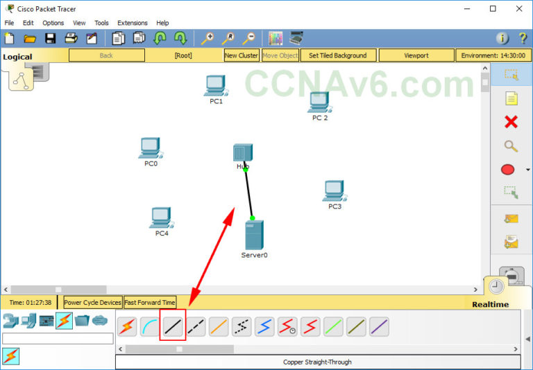 packet tracer cisco example