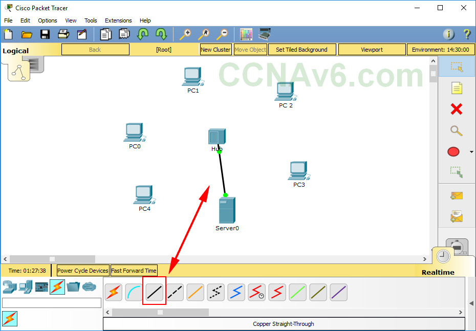 example of cisco packet tracer