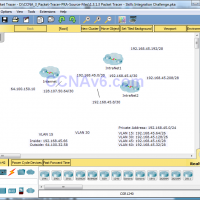 1.3.1.3 Packet Tracer - Skills Integration Challenge Answers 22