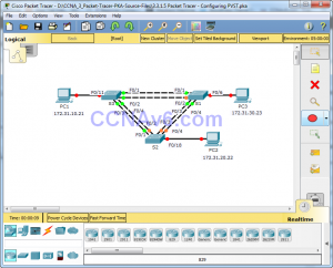 3.3.1.5 Packet Tracer - Configuring PVST Instructions Answers