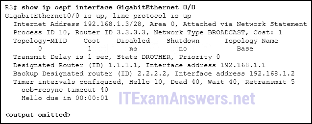 CCNA 3 v7.0 Final Exam Answers Full - Enterprise Networking, Security, and Automation 6