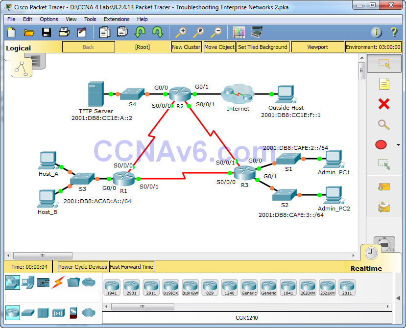 8.2.4.13 Packet Tracer - Troubleshooting Enterprise Networks 2 Instructions Answers 13