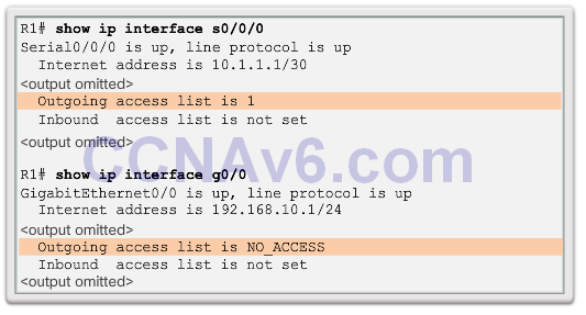CCNA 2 v6.0 Study Material – Chapter 7: Access Control Lists 70