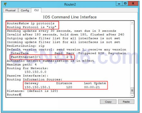 Lab 107: Configuring RIP Routing 3