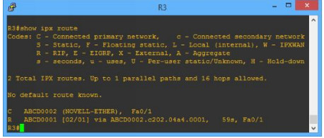 Lab 111: Configuring IPX Routing 4