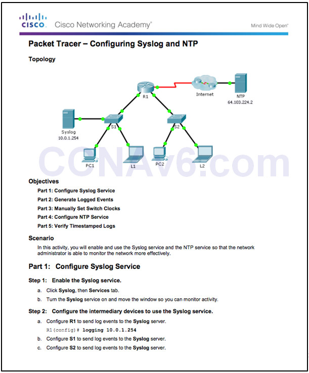 Routing and Switching Essentials 6.0 Instructor Materials – Chapter 10: Device Discovery, Management, and Maintenance 118