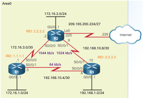 Scaling Networks v6.0 Instructor Materials – Chapter 8: Single-Area OSPF 133
