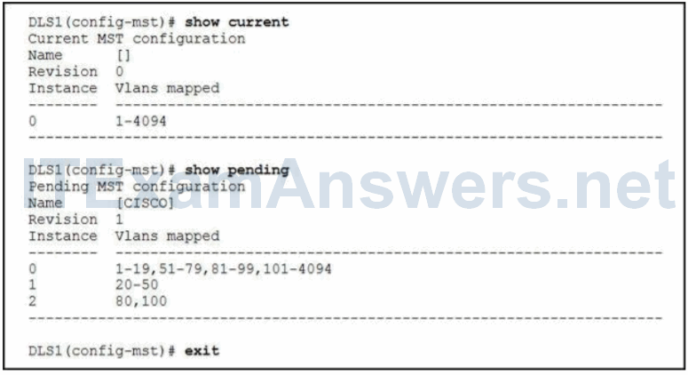 CCNP SWITCH Chapter 4 Exam Answers (Version 7) - Score 100% 3