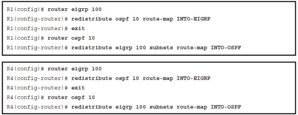 CCNP ROUTE (Version 7) – Chapter 4: Manipulating Routing Updates 100