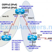 CCNP ROUTE Chapter 3 Lab 3-2, Multi-Area OSPFv2 and OSPFv3 with Stub Area (Version 7) 11