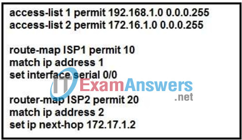 CCNP ROUTE Final Exam Answers (Version 6) - Score 100% 9