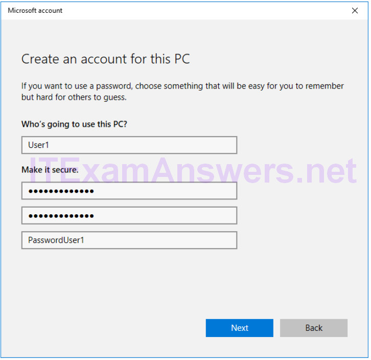 2.2.1.10 Lab – Create User Accounts (Instructor Version) 7