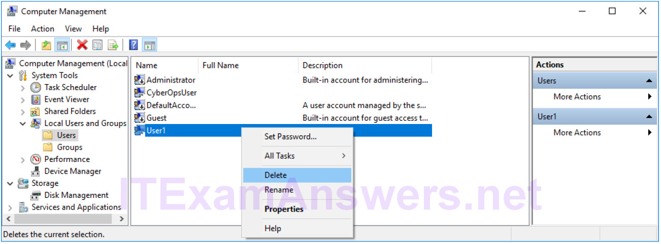 2.2.1.10 Lab – Create User Accounts (Instructor Version) 14