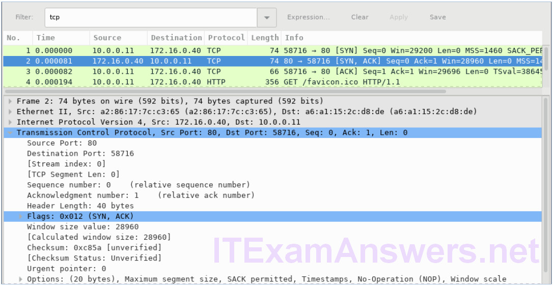 4.5.2.4 Lab – Using Wireshark to Observe the TCP 3-Way Handshake (Instructor Version) 4