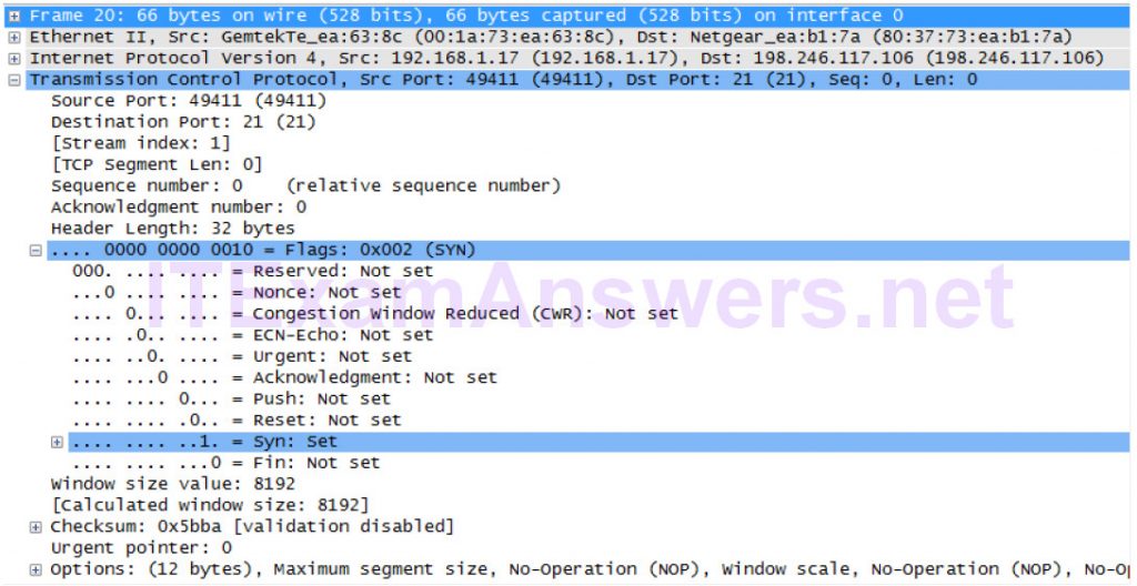 wireshark exam