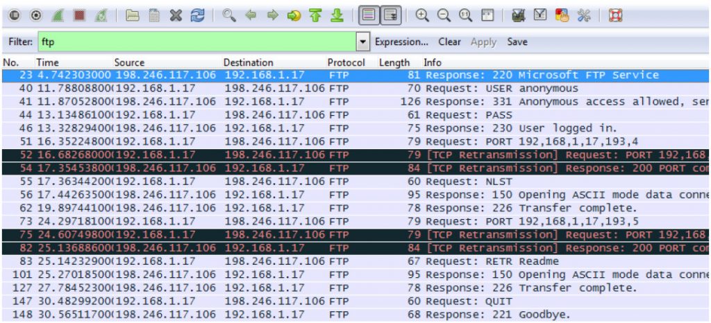 wireshark filter by protocol udp