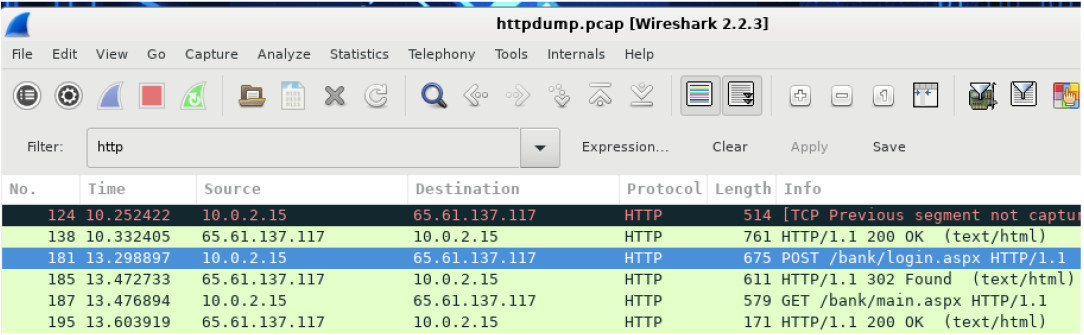 4.6.6.5 Lab – Using Wireshark to Examine HTTP and HTTPS (Instructor Version) 4