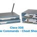 Cisco IOS Show Commands in Switch and Router - Cheat Sheet 3