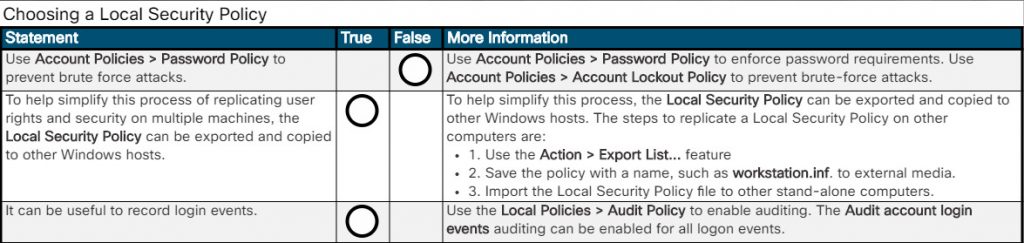 Essentials v7.0: Chapter 13 - Security