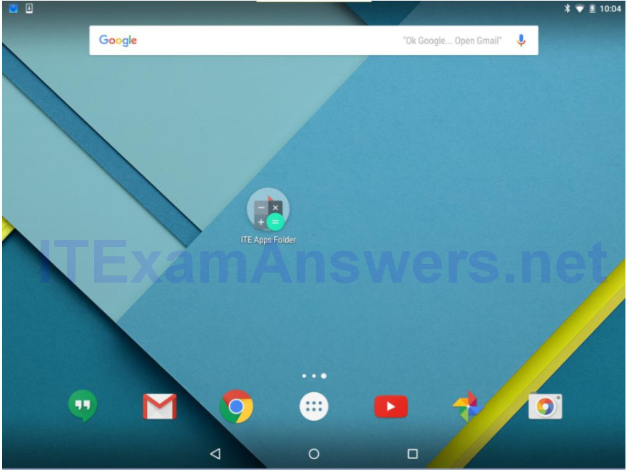 12.1.2.2 Lab - Working with Android (Answers) – ITE v7.0 33