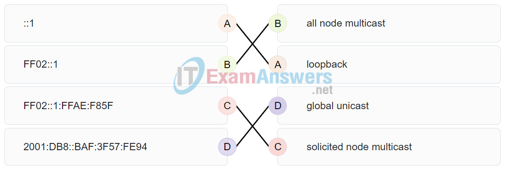 CCNA 1 v7 Modules 11 - 13: IP Addressing Exam Answers Full 8