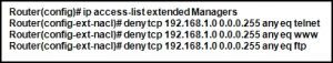 CCNA 3 v7 Modules 3 - 5: Network Security Exam Answers
