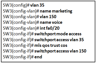 CCNA 2 v7 Modules 1 - 4: Switching Concepts, VLANs, and InterVLAN Routing Exam Answers 1