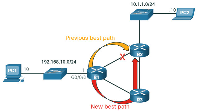 CCNA 1 v7.0 Curriculum: Module 8 - Network Layer 43