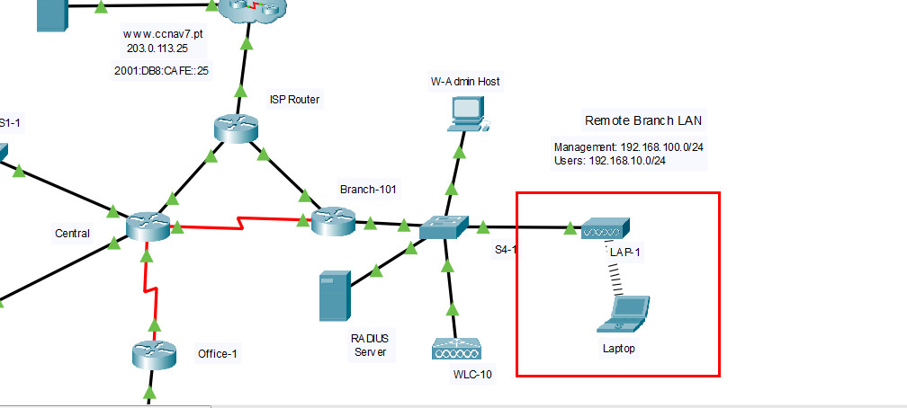 CCNA 2: SRWE Practice PT Skills Assessment (PTSA) - Part 2 Answers 66