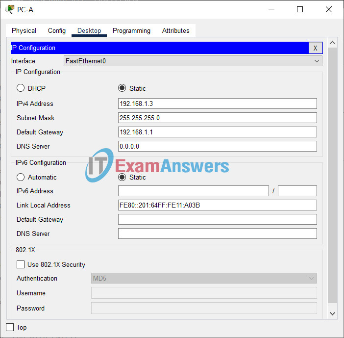 7.2.7 Lab - View Network Device MAC Addresses (Answers) 8