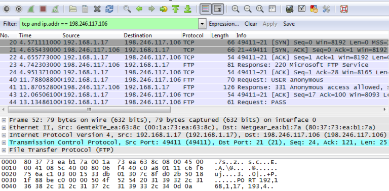 wireshark capture filter tcp syn