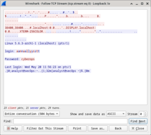 21.2.12 Lab - Examining Telnet and SSH in Wireshark (Answers)