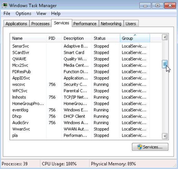 6.1.1.5 Lab - Task Manager in Windows 7 and Vista (Answers) 25