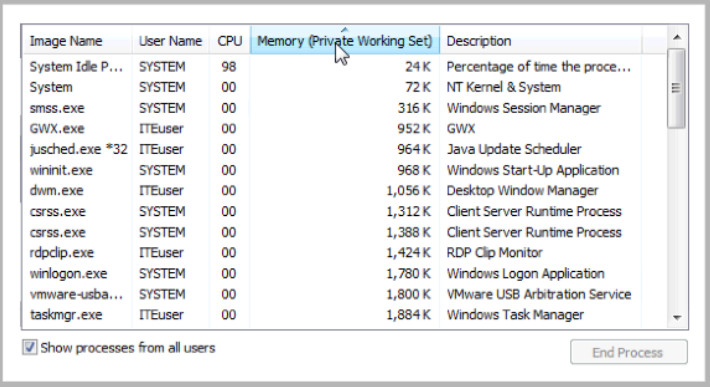 6.1.1.5 Lab - Task Manager in Windows 7 and Vista (Answers) 33