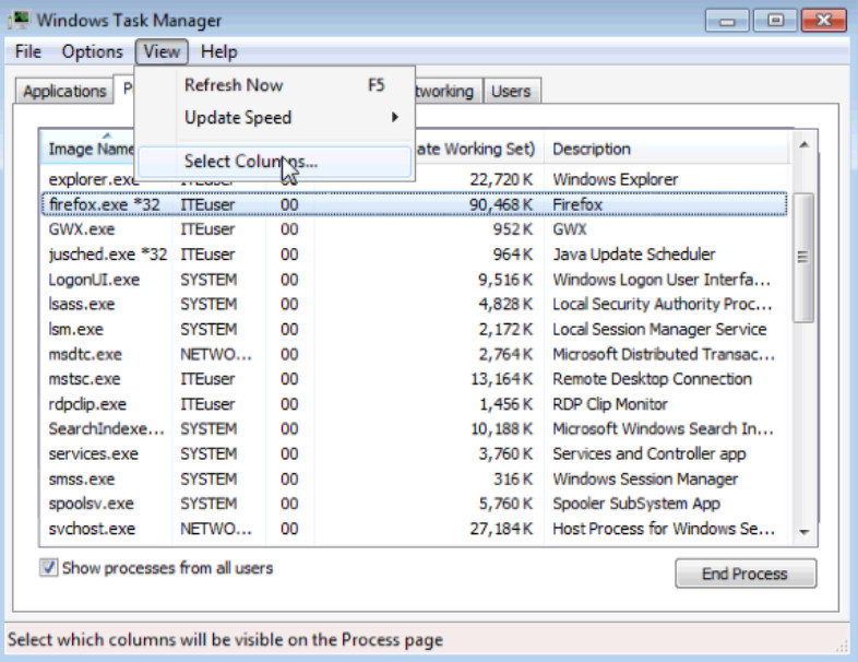 6.1.1.5 Lab - Task Manager in Windows 7 and Vista (Answers) 37