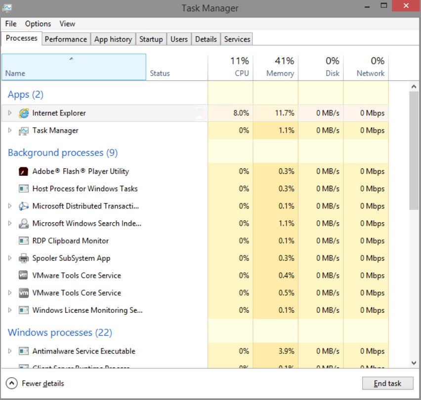6.1.1.5 Lab - Task Manager in Windows 8 (Answers) 25