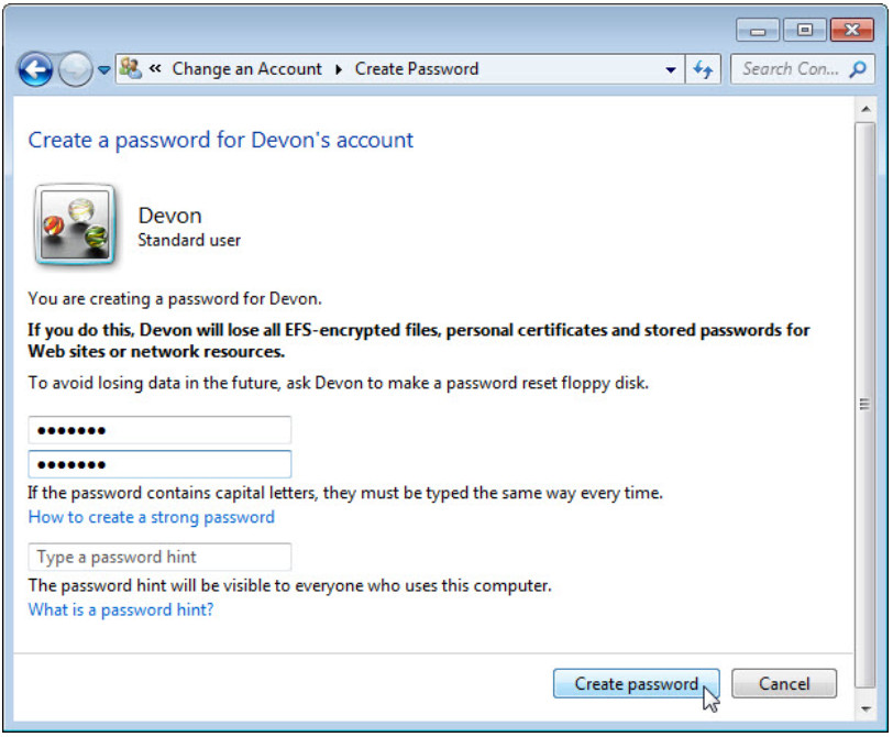6.1.2.3 Lab - Create User Accounts in Windows 7 and Vista (Answers) 20