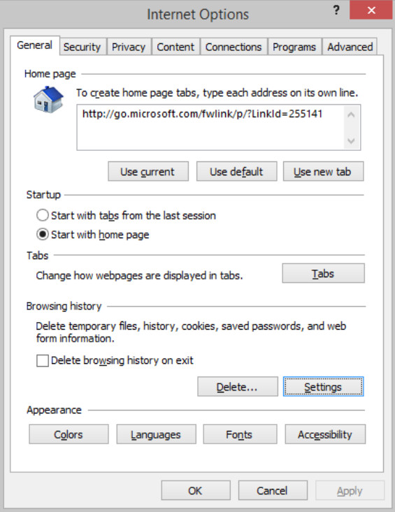 6.1.2.5 Lab - Configure Browser Settings in Windows 8 (Answers) 30