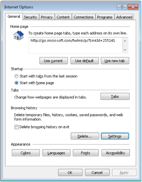 6.1.2.5 Lab - Configure Browser Settings in Windows 8 (Answers) 32