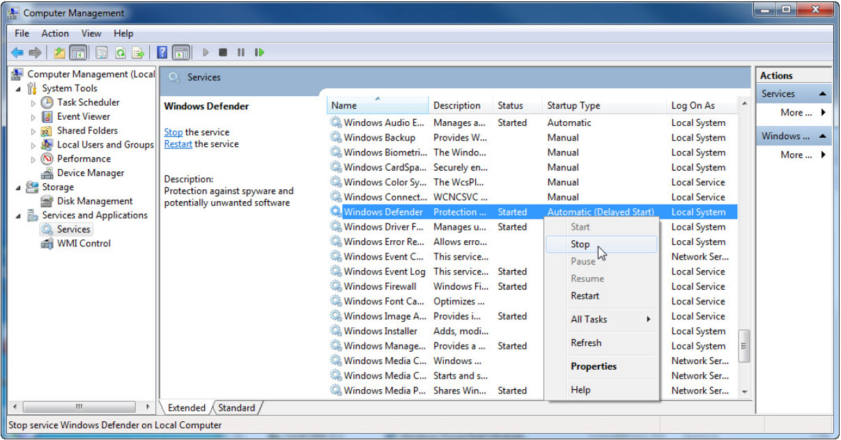 6.1.3.7 Lab - Monitor and Manage System Resources in Windows 7 and Vista (Answers) 60