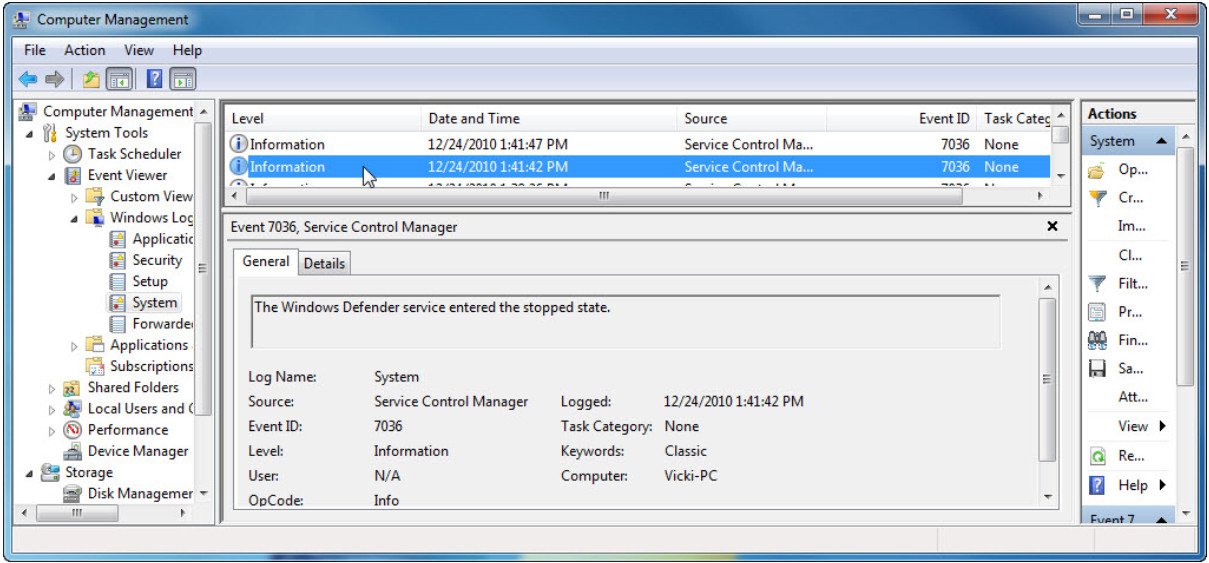 6.1.3.7 Lab - Monitor and Manage System Resources in Windows 7 and Vista (Answers) 63
