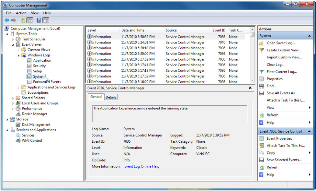 6.1.3.7 Lab - Monitor and Manage System Resources in Windows 7 and Vista (Answers) 90
